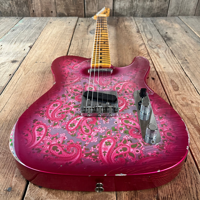 SOLD - Fender LTD '68 Pink Paisley Tele Limited Edition Custom Shop Relic 2023