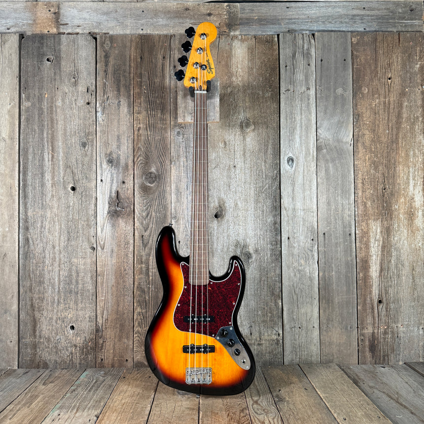 Squier Fender Classic Vibe 60s Jazz Bass Fretless 2020 Sunburst