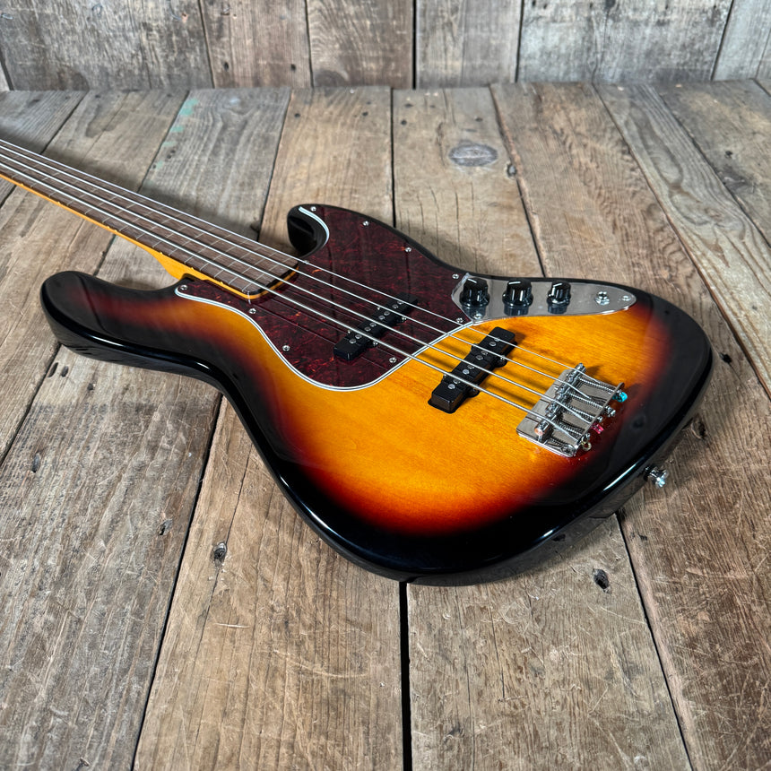 Squier Fender Classic Vibe 60s Jazz Bass Fretless 2020 Sunburst