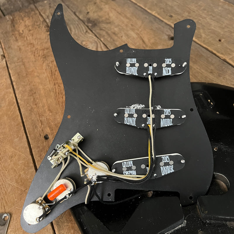 SOLD - Keith Holland Strat Style 2015 Black