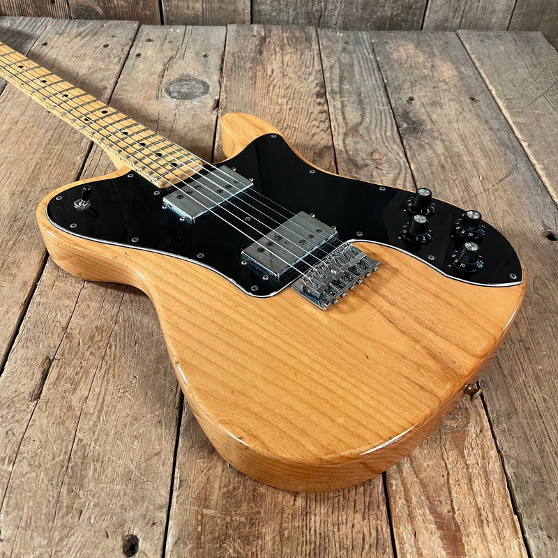 SOLD - Fender Telecaster Deluxe 1973 Refinished Natural Refinished
