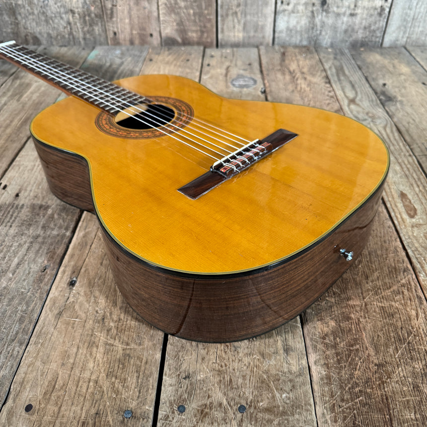 Hashimoto Gut Guitar Model 236 Classical Solid Woods Maruha 1968 Natural