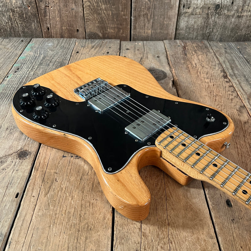 SOLD - Fender Telecaster Deluxe 1973 Refinished Natural Refinished