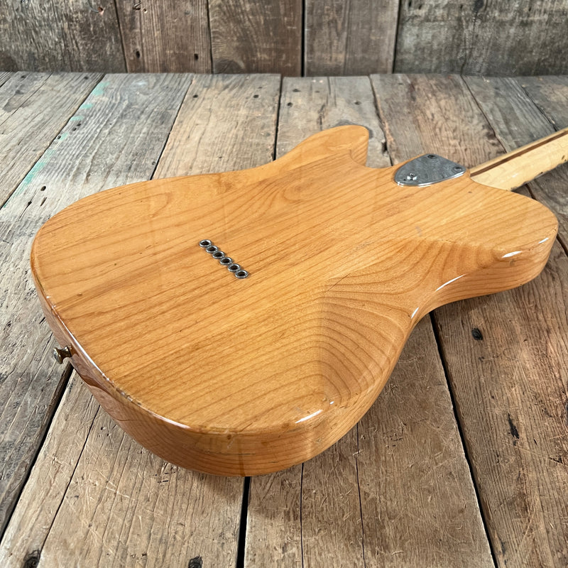 SOLD - Fender Telecaster Deluxe 1973 Refinished Natural Refinished