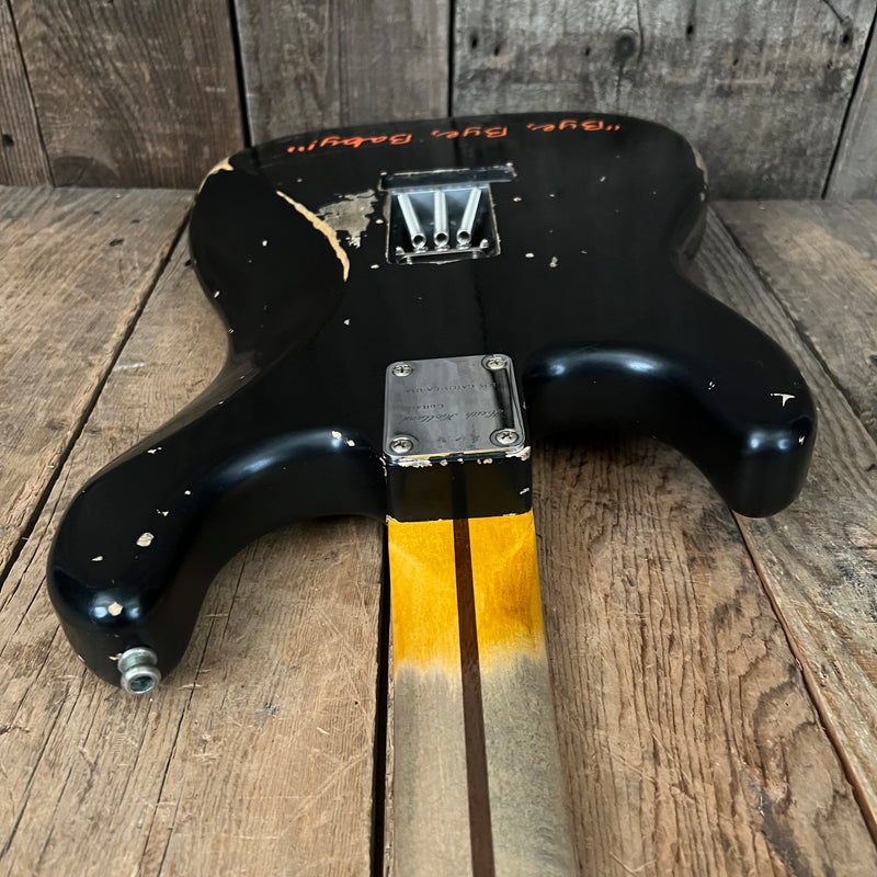 SOLD - Keith Holland Strat Style 2015 Black