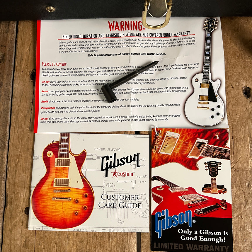 SOLD - Gibson Les Paul Custom '68 Reissue Custom Shop 2008