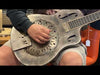 SOLD - Mule Resophonic Tri Cone Resonator Acoustic Electric Aged Cutaway
