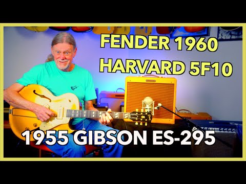 SOLD - Gibson ES-295 one of 166 made in 1955 Gold
