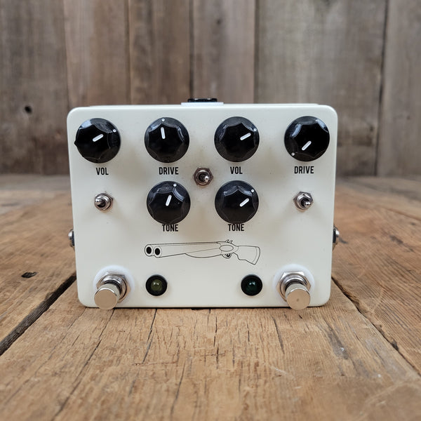 SOLD - JHS Double Barrel V3 Dual Overdrive Pedal Near Mint Tube 