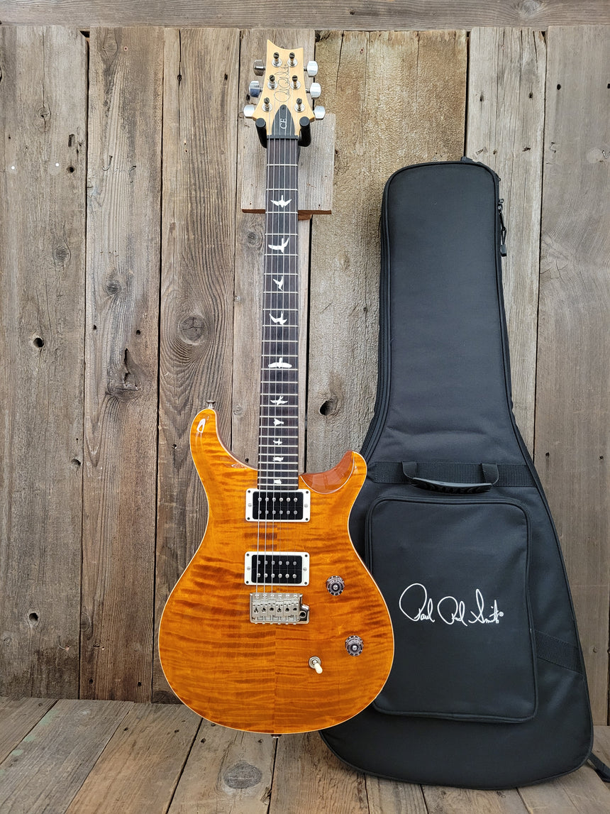 SOLD - PRS CE24 2016 Vintage Yellow Rosewood Fretboard Paul Reed Smith Amber