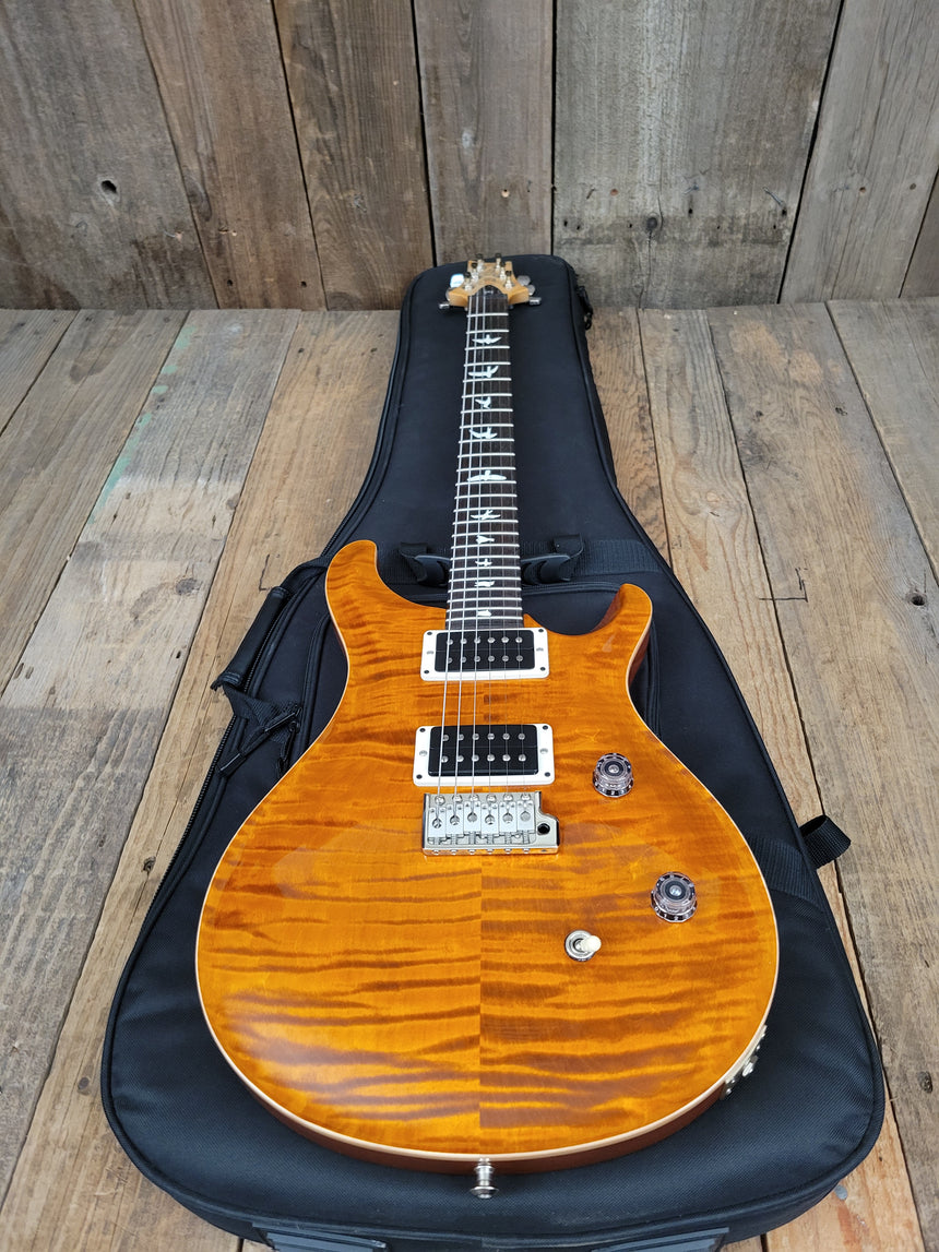 SOLD - PRS CE24 2016 Vintage Yellow Rosewood Fretboard Paul Reed Smith Amber