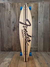 SOLD - Fender Logo Longboard Skateboard Limited Edition with Trucks and Wheels