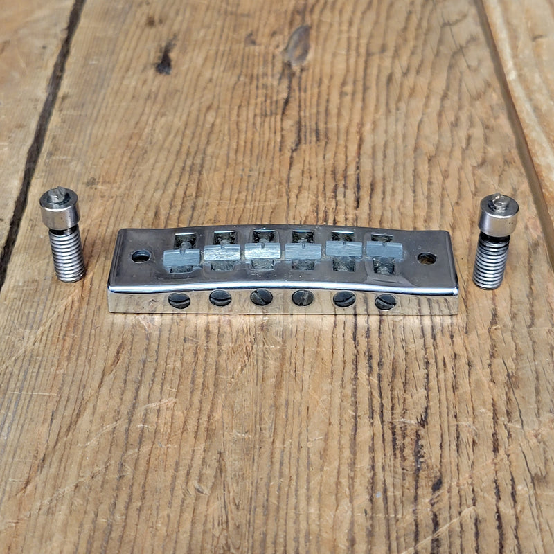 SOLD - Gibson "harmonica" guitar bridge with studs Les Paul Signature SG L6S 1970s