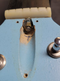SOLD - Ovation Breadwinner 1973 Sky Blue Lyrachord finish