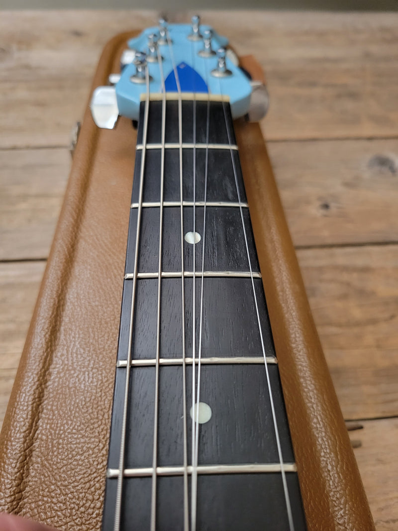 SOLD - Ovation Breadwinner 1973 Sky Blue Lyrachord finish