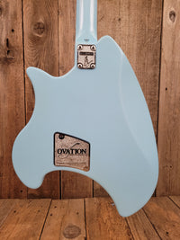 SOLD - Ovation Breadwinner 1973 Sky Blue Lyrachord finish
