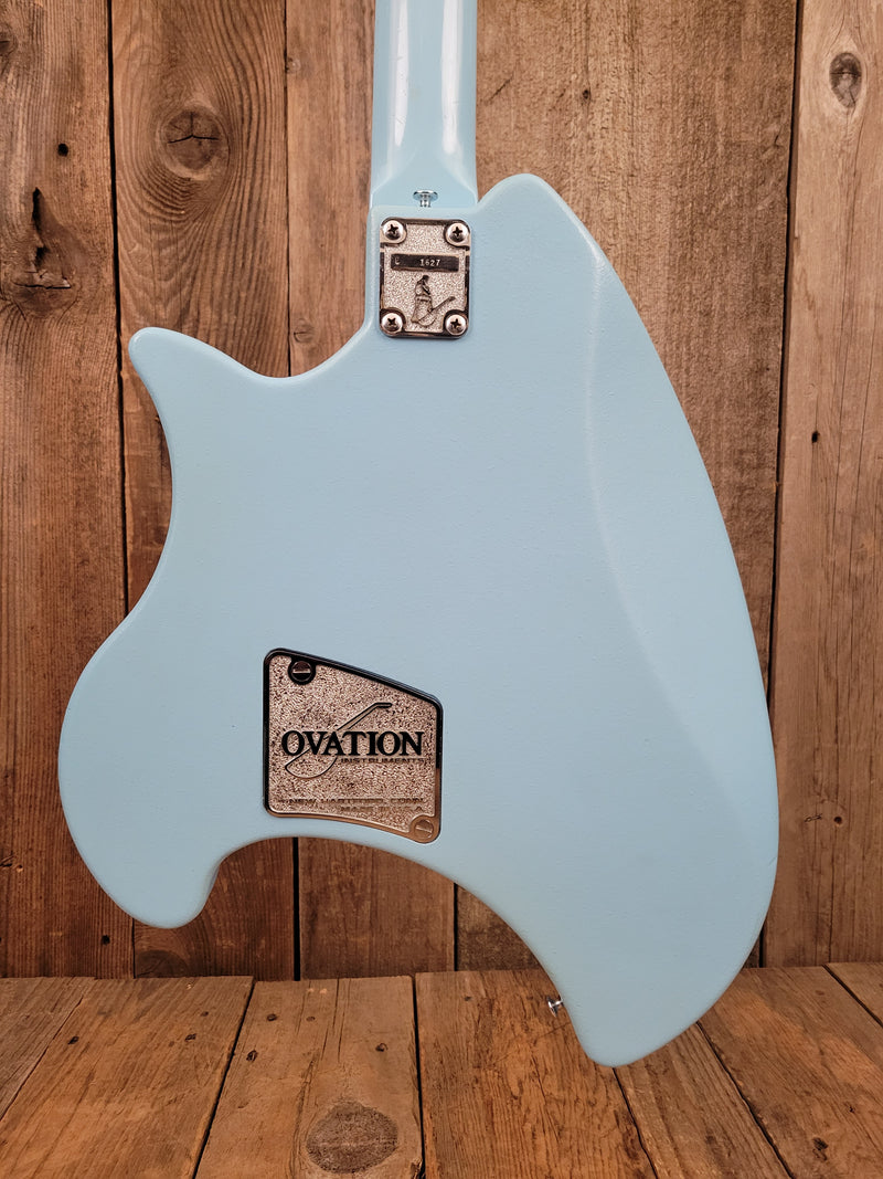 SOLD - Ovation Breadwinner 1973 Sky Blue Lyrachord finish