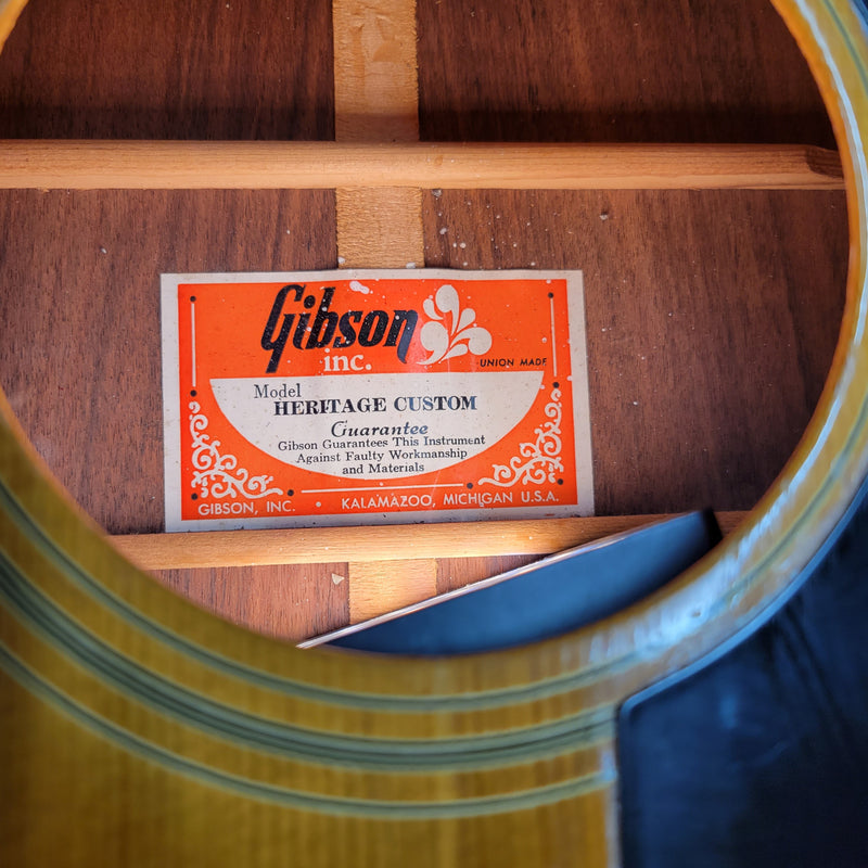 SOLD - Gibson Heritage Custom Acoustic Guitar - 1974
