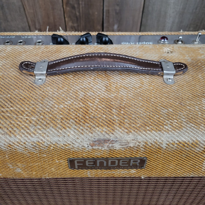 SOLD - Fender Tweed Super Wide Panel 5C4 - 1954