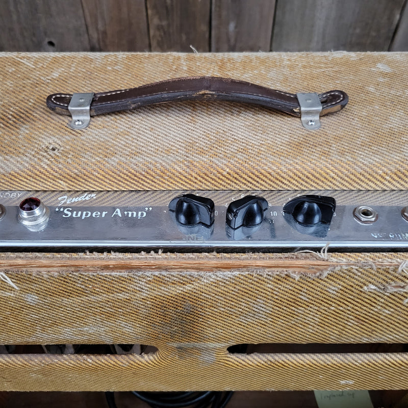 SOLD - Fender Tweed Super Wide Panel 5C4 - 1954