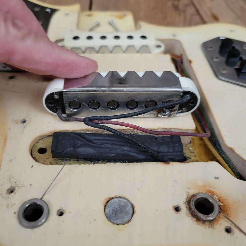 SOLD - Fender Jaguar Blond over Ash - 1963