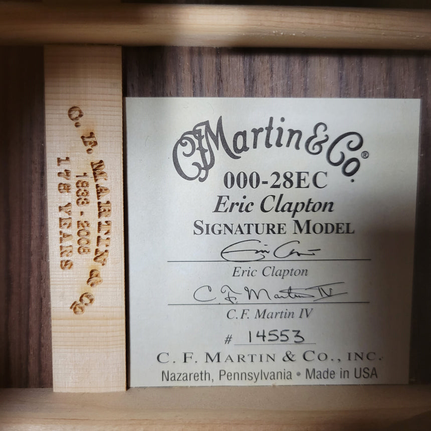 SOLD - Martin 000-28EC Eric Clapton Signature Model 2008