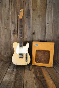 SOLD - Danocaster Single Cut White Guard Rosewood Fretboard 2014 6lb 5oz