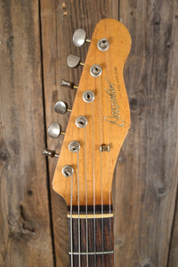 SOLD - Danocaster Single Cut White Guard Rosewood Fretboard 2014 6lb 5oz