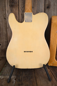 SOLD - Danocaster Single Cut White Guard Rosewood Fretboard 2014 6lb 5oz