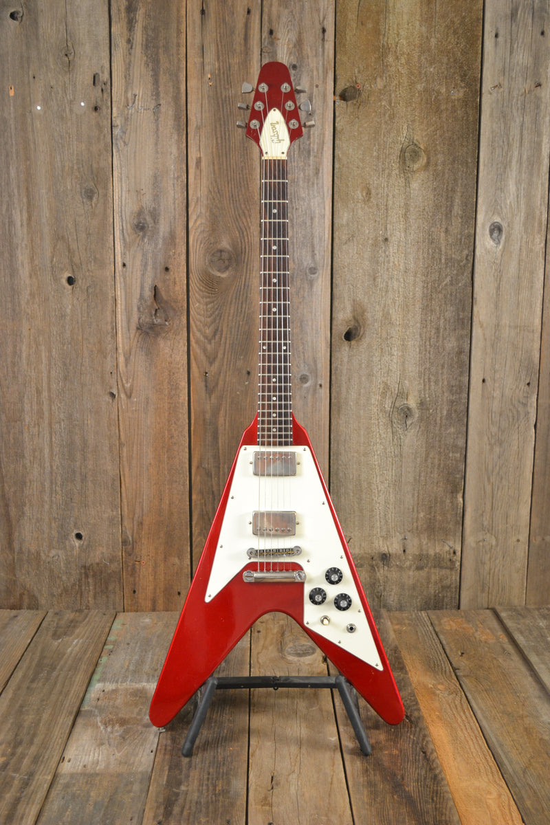 SOLD - Gibson Flying V 1982 Candy Apple Red
