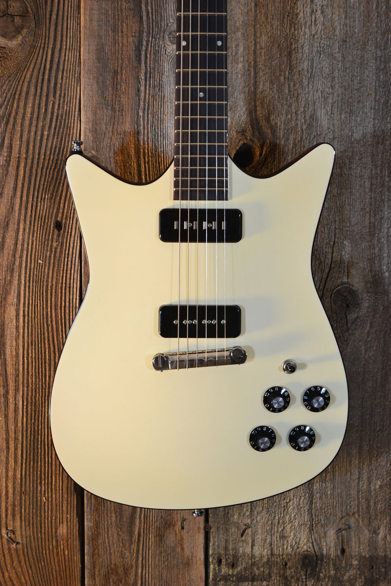 SOLD - Frank Brothers Arcade 2018 Tortoise Headstock and Binding