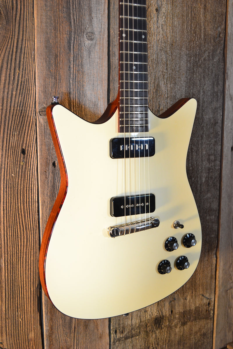 SOLD - Frank Brothers Arcade 2018 Tortoise Headstock and Binding