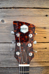 SOLD - Frank Brothers Arcade 2018 Tortoise Headstock and Binding