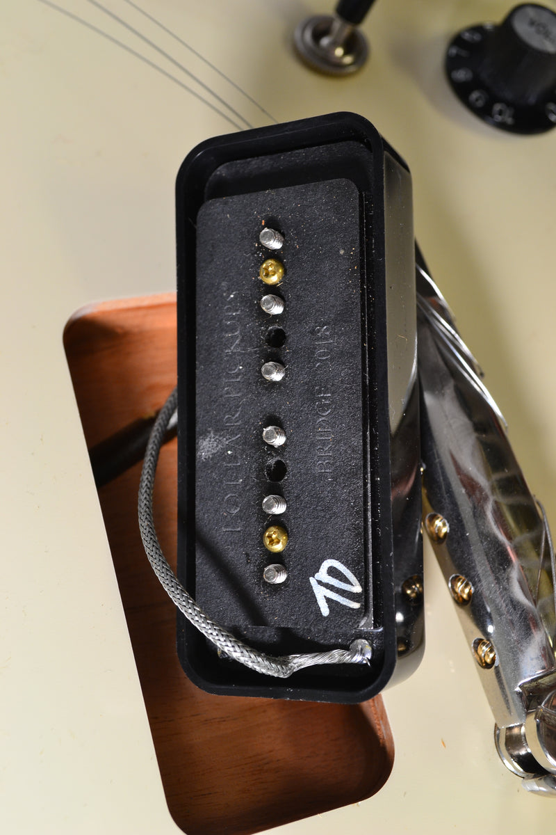 SOLD - Frank Brothers Arcade 2018 Tortoise Headstock and Binding