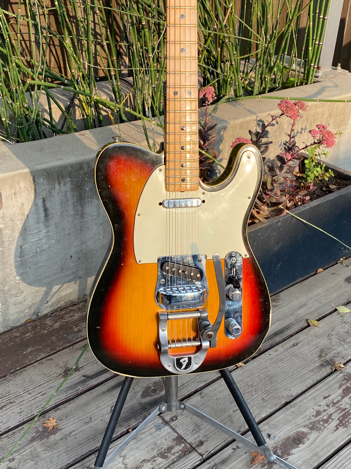 SOLD - Fender Telecaster Custom with factory Bigsby 1969