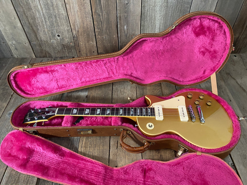 SOLD - Gibson Les Paul Deluxe Pro Goldtop 1979