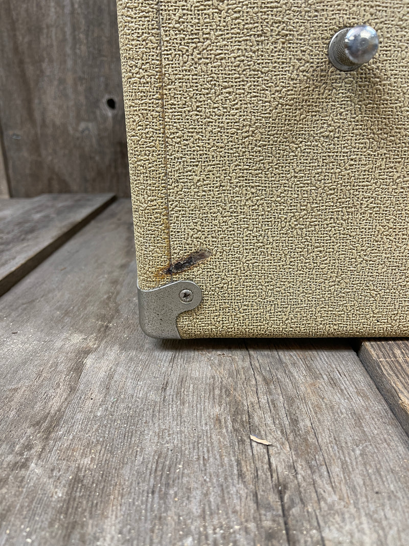 SOLD - Fender Bassman 6G6-B Head and cabinet 1963 Blonde and Wheat