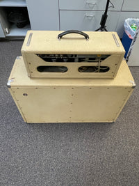 SOLD - Fender Bassman 6G6-B Head and cabinet 1963 Blonde and Wheat