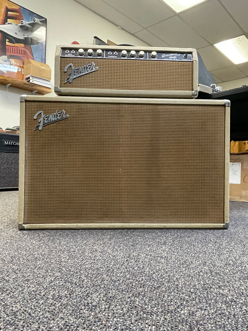SOLD - Fender Bassman 6G6-B Head and cabinet 1963 Blonde and Wheat