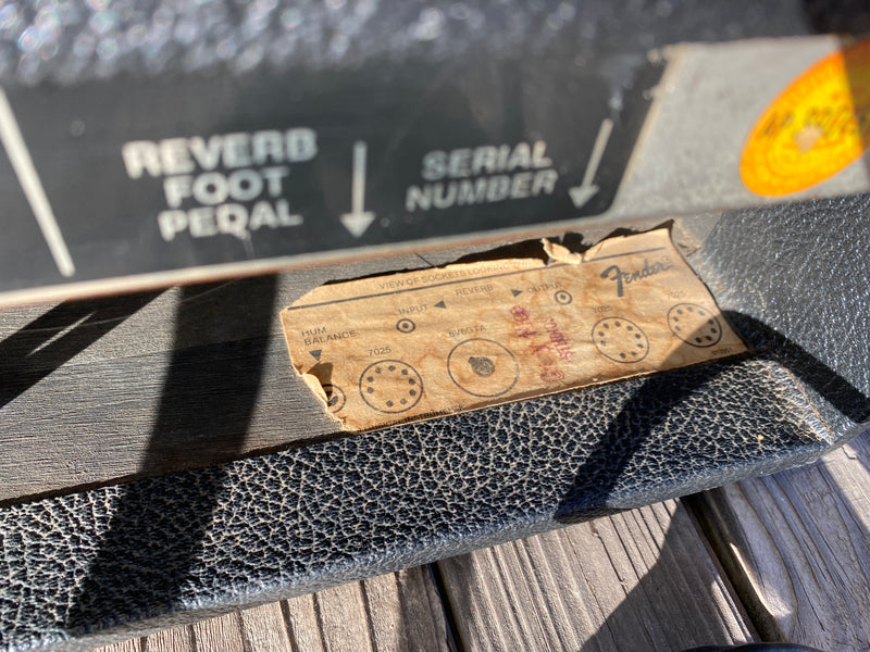 SOLD - Fender Tube Reverb Unit 1976