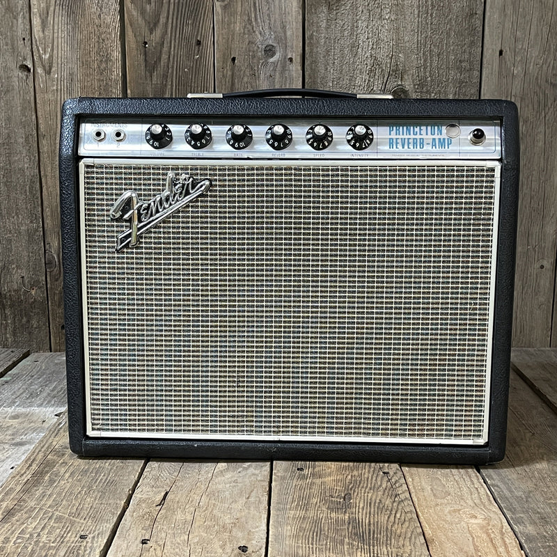 SOLD - Fender Princeton Reverb 1968 Drip Edge Silverface