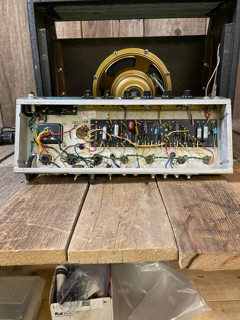 SOLD - Fender Princeton Reverb 1968 Drip Edge Silverface