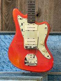 SOLD - Fender Jazzmaster 1964 Fiesta Red Matching Headstock Pre CBS