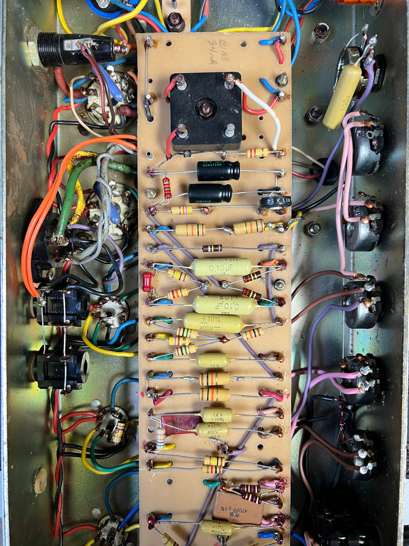 SOLD - Marshall Model 1987 JMP 50 watt Lead guitar amp head 1972