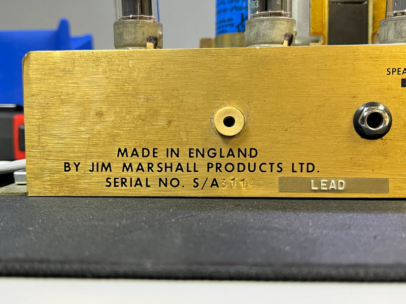 SOLD - Marshall Model 1987 JMP 50 watt Lead guitar amp head 1972