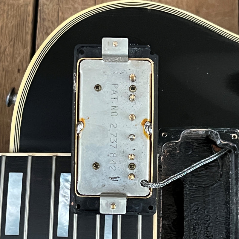 SOLD - Gibson 20th Anniversary Les Paul Custom Left Handed 1975 Black