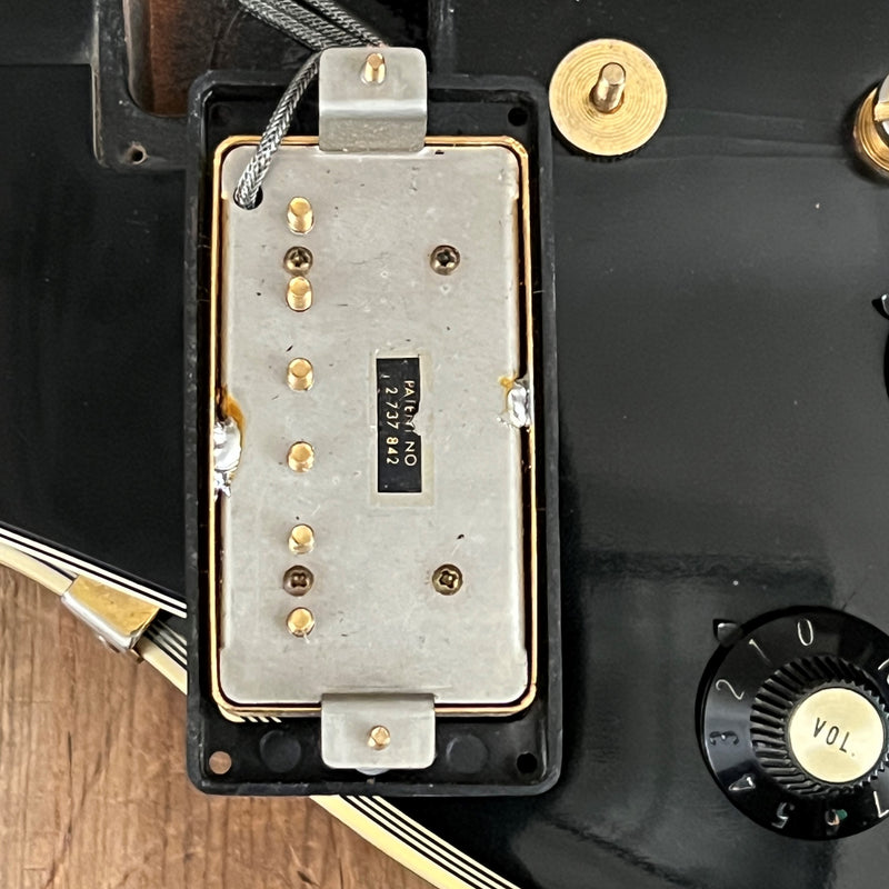 SOLD - Gibson 20th Anniversary Les Paul Custom Left Handed 1975 Black