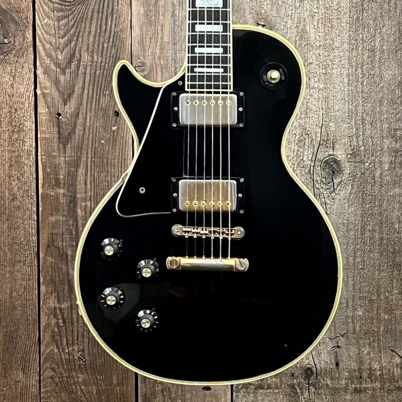 SOLD - Gibson 20th Anniversary Les Paul Custom Left Handed 1975 Black