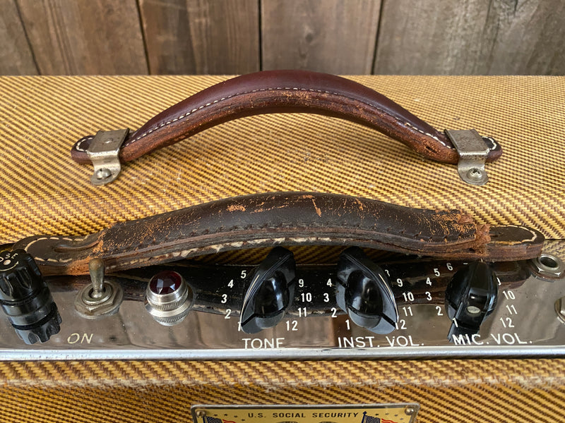 SOLD - Fender Deluxe 5E3 Tweed 1956
