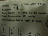 SOLD - Fender Princeton Reverb 1965 Pre CBS